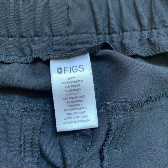 FIGS Men Tansen Jogger Scrub Pants Black Medium - Picture 3 of 8